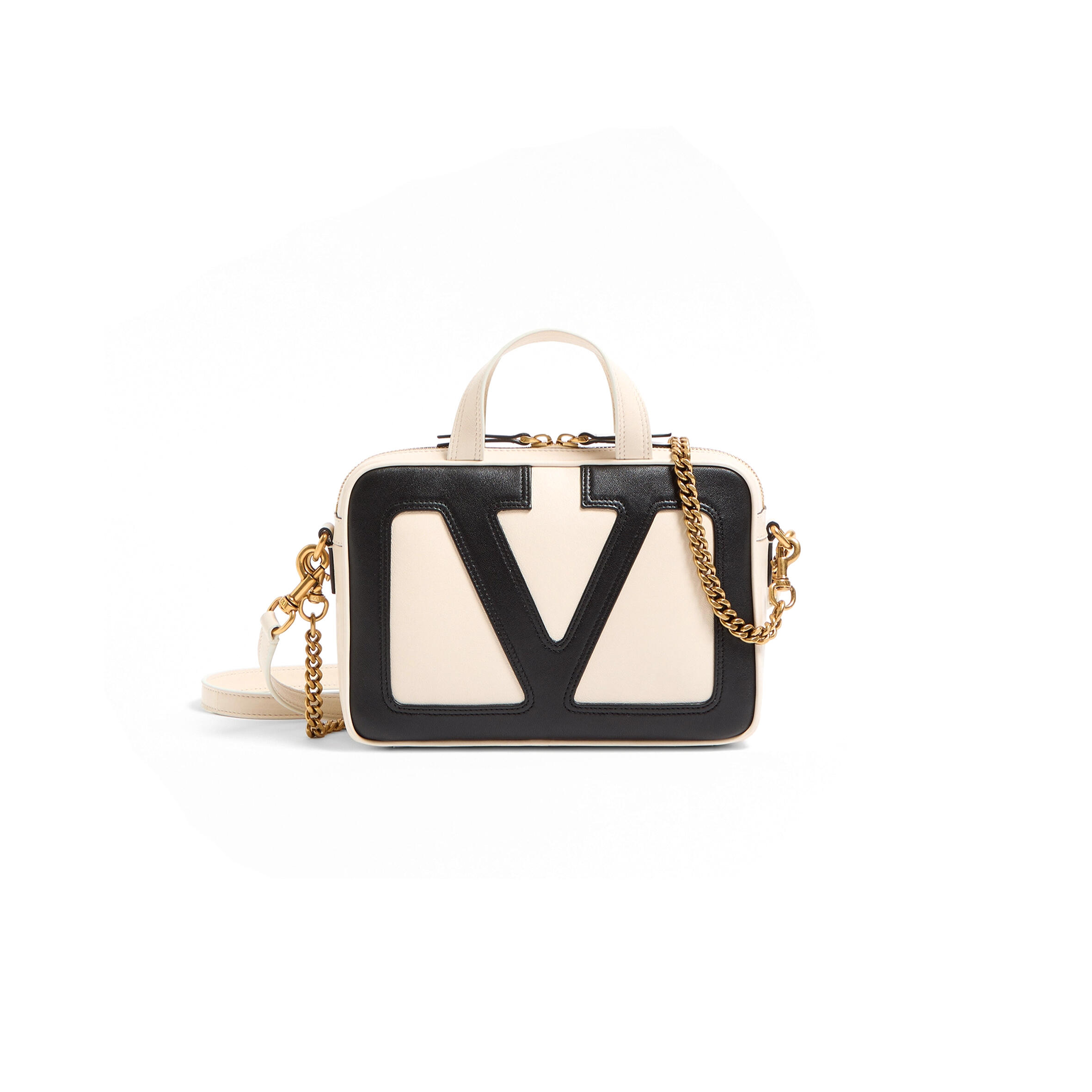 VALENTINO GARAVANI VIVA SUPERSTAR NAPPA LEATHER HANDBAG 8W2B0T09PTJ_R4V (23*16*8cm)